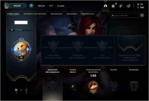 Conta Unranked com 7 skins e 36 champs - League of Legends LOL