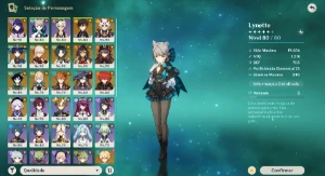 Conta Genshin AR 58 14 char t5 + 5 armas t5 + banner garanti - Genshin Impact