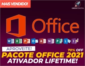 [Exclusivo] Microsoft Office 2021| Completo & Vitalício - Softwares and Licenses