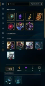Conta levei 49 com 45 skins - League of Legends LOL
