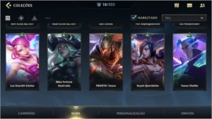 conta wild rift 18 skins 44 champ - League of Legends: Wild Rift LOL WR