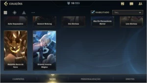 conta wild rift 18 skins 44 champ - League of Legends: Wild Rift LOL WR