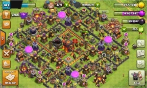 clash of clans cv10 barato