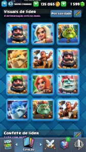 Conta Nível 63 /10.357 Troféus /16 Cartas Evo / Conta Gemada - Clash Royale