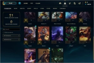 Conta LOL Mestre 66% WR - League of Legends