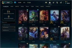 Conta LOL Mestre 66% WR - League of Legends