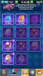 CONTA NV 10 (LEIA DESCRIÇÃO) - Clash Royale