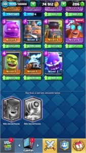 CONTA NV 10 (LEIA DESCRIÇÃO) - Clash Royale