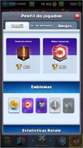 CONTA NV 10 (LEIA DESCRIÇÃO) - Clash Royale