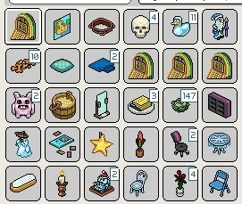 Conta Habbo com Nick Raro, Efeitos de Totem, Roupas/Mobis!!