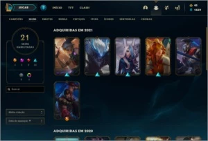 conta de league of legends LOL