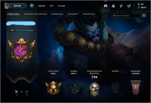 conta de league of legends LOL