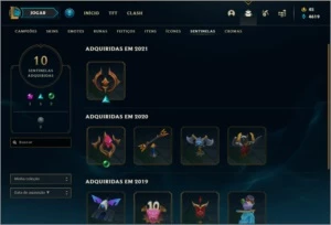conta de league of legends LOL