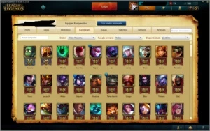 Conta League of Legends Platina 4 LOL