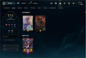 Conta League of Legends + Valorant LOL