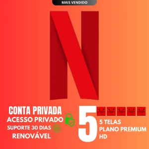 ︎⭐ Netflix Completa 4K - Renovável - 5 Telas Completas️ ❤️❤️ - Assinaturas e Premium