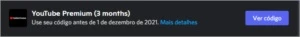 Youtube Premium (3meses) - Assinaturas e Premium
