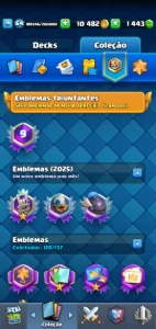 Conta Clash Royale 10.5k Troféus