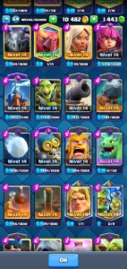 Conta Clash Royale 10.5k Troféus