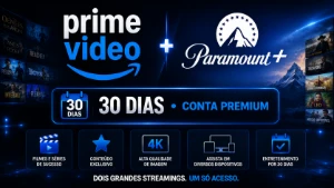 Paramount+prime Video 30 Dias | Acesso Compartilhado - Assinaturas e Premium