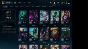CONTA LEAGUE OF LEGENDS 1119 SKINS, COMPLETA LOL