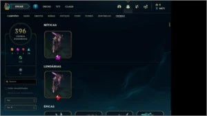 CONTA LEAGUE OF LEGENDS 1119 SKINS, COMPLETA LOL
