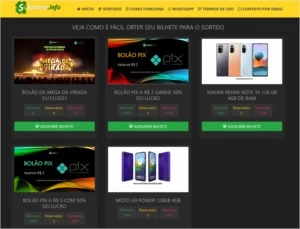 Site de sorteio em WordPress - Sites, Lojas e Sistemas Prontos Sites e Scripts