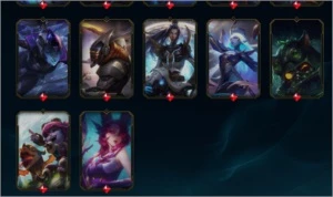 vendo conta de lol lvl 290 151 champions  124 skins - League of Legends