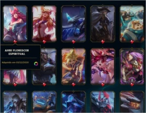 vendo conta de lol lvl 290 151 champions  124 skins - League of Legends