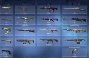 CONTA VALORANT COM KARAMBIT CHAMPIONS +