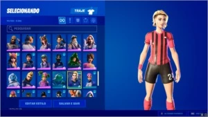CONTA FORTNITE CHEIA DE SKIN RARA