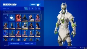 CONTA FORTNITE CHEIA DE SKIN RARA