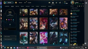 ACC LEAGUE OF LEGENDS VINCULADA COM VALORANT NV 86 LOL