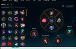 conta lol elo baixo 199 skin todas  ultmate