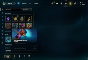 Conta ouro 3 com 105 Champs e 76 Skins (Ex Diamante) - League of Legends LOL