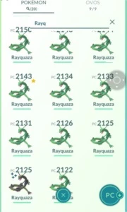 Conta lvl 33 com 46 shinys e mais de 100 Lendários - Pokémon