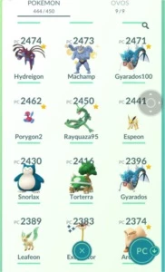 Conta lvl 33 com 46 shinys e mais de 100 Lendários - Pokémon