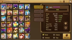 Conta com Fermion, apenas 11 dias - Summoners War