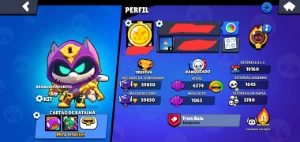 Conta Brawl Stars 59.000 troféus todos os brawlers no máximo