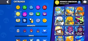 Conta Brawl Stars 59.000 troféus todos os brawlers no máximo