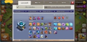 Conta Cv13 Bem Upada - Clash of Clans