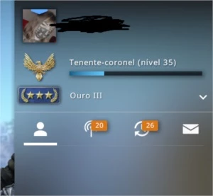 CS:GO PRIME OURO MERCADO STEAM BANIDO