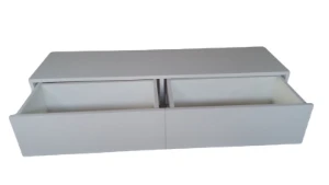 Bancada Suspensa Off White com 2 Gavetas 120x33x20cm - Artesanato e Personalizados