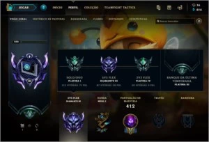 CONTA DIAMOND 3,  110 SKINS,  TODOS CHAMPS - League of Legends LOL