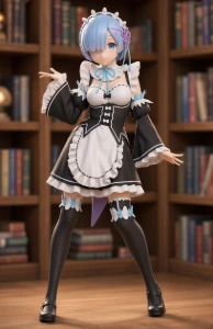 Rem - Re:zero - Arquivo Stl - Para Impressão 3D - Impressão 3D e STL