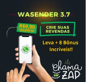 Wasender 3.7 Versão 2025 + Gerador De Licenças - Completo - Digital Services
