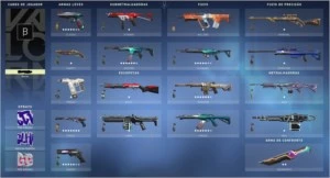 Conta Valorant com muitas Skins, chaveiro e card da Beta