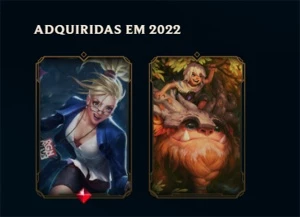 Conta Smurf Platina 4 lvl 35 22 campeoes - League of Legends LOL