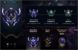 Conta Lol, todos os champs e 379 skins. - League of Legends