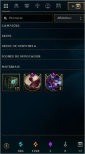 Conta Prata 3 (Borda Platina) - League of Legends LOL